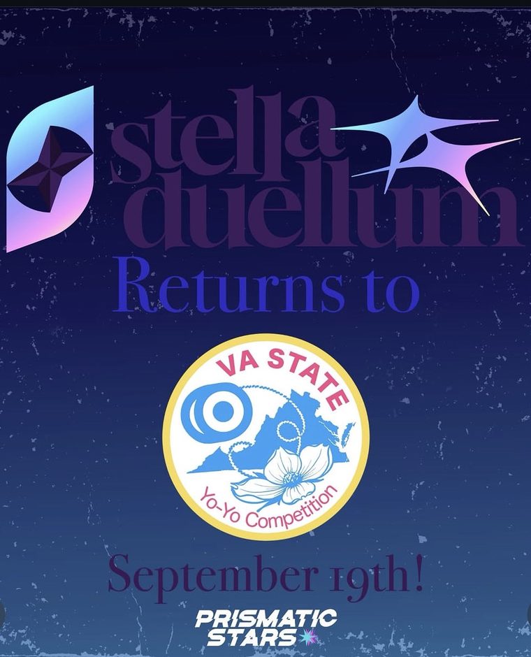 Stella Duellum returns to the VA State Yo-Yo Competition on September 19th, presented by Prismatic Stars.