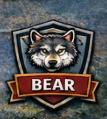 Bear badge