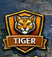 Tiger badge